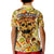 Skull Pizza Pattern Kid Polo Shirt Rest in pizza - Wonder Print Shop