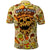 Skull Pizza Pattern Polo Shirt Rest in pizza - Wonder Print Shop