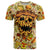 Skull Pizza Pattern T Shirt Rest in pizza - Wonder Print Shop