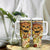 Skull Pizza Pattern Tumbler With Handle Rest in pizza