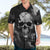 Skull Grunge Pattern Hawaiian Shirt Warning I'm an Asshole - Wonder Print Shop