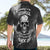 Skull Grunge Pattern Hawaiian Shirt Warning I'm an Asshole - Wonder Print Shop