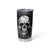 Skull Grunge Pattern Tumbler Cup Warning I'm an Asshole