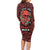 Skull pattern Family Matching Long Sleeve Bodycon Dress and Hawaiian Shirt I Love You Berry Much - Wonder Print Shop