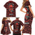 Skull pattern Family Matching Short Sleeve Bodycon Dress and Hawaiian Shirt I Love You Berry Much - Wonder Print Shop