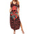 Skull pattern Family Matching Summer Maxi Dress and Hawaiian Shirt I Love You Berry Much - Wonder Print Shop