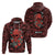 Skull pattern Hoodie I Love You Berry Much - Wonder Print Shop