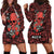 Skull pattern Hoodie Dress I Love You Berry Much - Wonder Print Shop