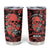 Skull pattern Tumbler Cup I Love You Berry Much