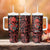 Skull pattern Tumbler With Handle I Love You Berry Much