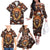 Flaming Skull Family Matching Off Shoulder Long Sleeve Dress and Hawaiian Shirt Judge Me When You're Perfect Otherwise Shut Up - Wonder Print Shop