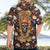 Flaming Skull Hawaiian Shirt Judge Me When You're Perfect Otherwise Shut Up - Wonder Print Shop