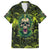 Zombie Skull Family Matching Off Shoulder Short Dress and Hawaiian Shirt I'm Like Literally Dead - Wonder Print Shop