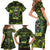 Zombie Skull Family Matching Short Sleeve Bodycon Dress and Hawaiian Shirt I'm Like Literally Dead - Wonder Print Shop