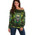 Zombie Skull Off Shoulder Sweater I'm Like Literally Dead - Wonder Print Shop