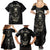 Skull Demon Fantasy Family Matching Summer Maxi Dress and Hawaiian Shirt Time To Unleash A Litte Hell - Wonder Print Shop