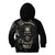 Skull Demon Fantasy Kid Hoodie Time To Unleash A Litte Hell - Wonder Print Shop