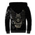 Skull Demon Fantasy Sherpa Hoodie Time To Unleash A Litte Hell - Wonder Print Shop