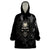 Skull Demon Fantasy Wearable Blanket Hoodie Time To Unleash A Litte Hell - Wonder Print Shop