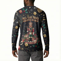 Black Nutcracker Family Christmas Button Sweatshirt African American Noel Wrapped In Drip