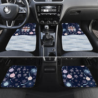 Black Nutcracker Magic Christmas Car Mats African American Pastel Snowflake Winter