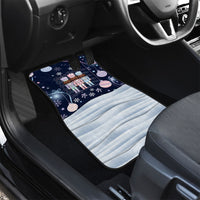 Black Nutcracker Magic Christmas Car Mats African American Pastel Snowflake Winter