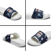 Black Nutcracker Magic Christmas Slide Sandals African American Pastel Snowflake Winter