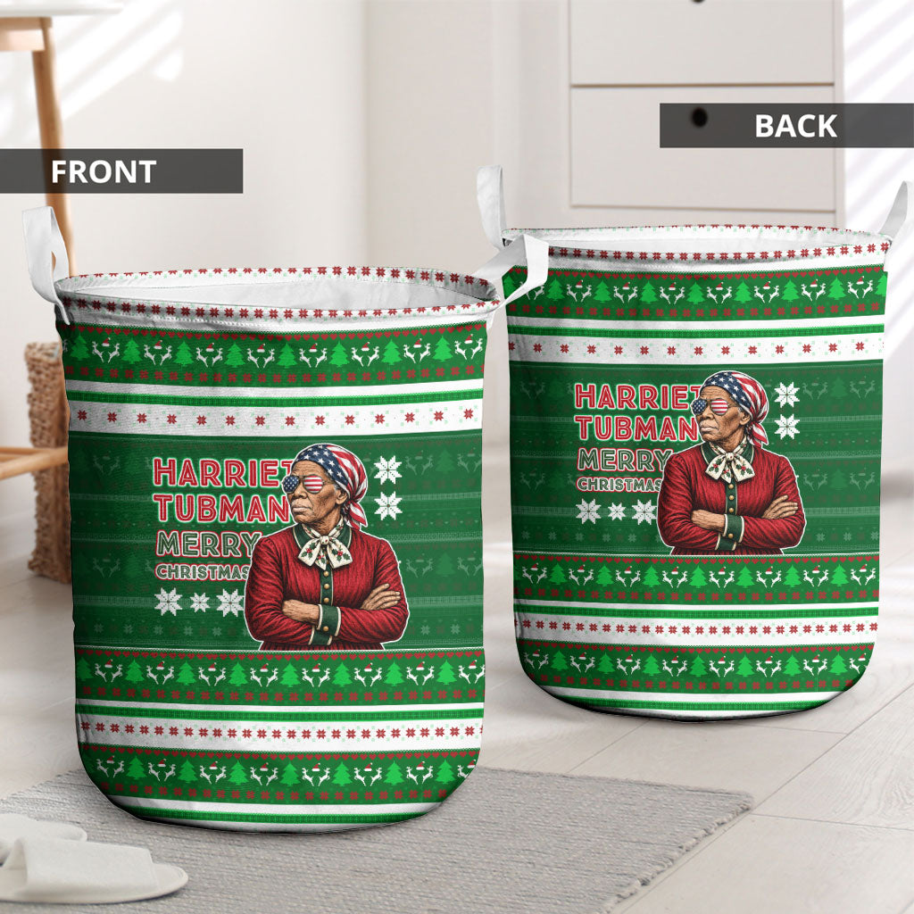 Harriet Tubman Christmas Laundry Basket Pattern African American