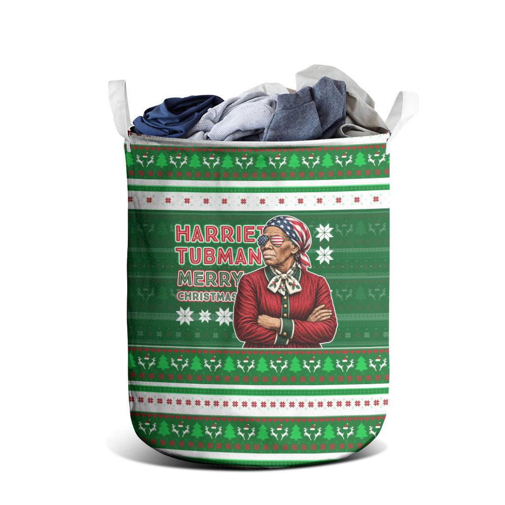Harriet Tubman Christmas Laundry Basket Pattern African American