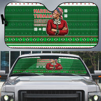 Harriet Tubman Christmas Auto Sun Shade Pattern African American