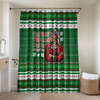 Harriet Tubman Christmas Bathroom Set Pattern African American