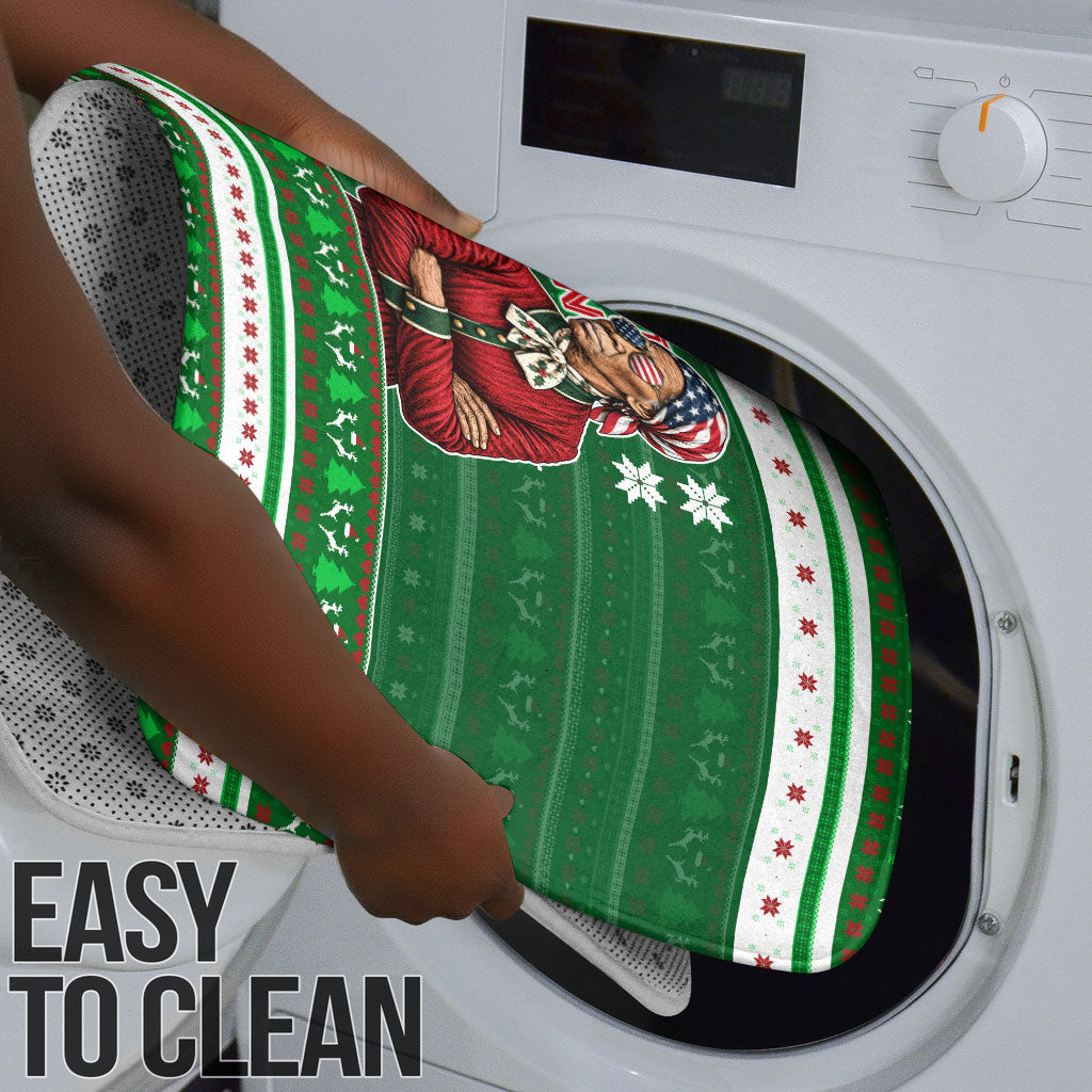 Harriet Tubman Christmas Bathroom Set Pattern African American