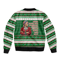 Harriet Tubman Christmas Bomber Jacket Pattern African American