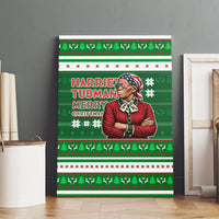 Harriet Tubman Christmas Canvas Wall Art Pattern African American