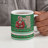 Harriet Tubman Christmas Ceramic Mug Pattern African American