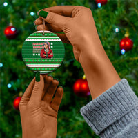 Harriet Tubman Christmas Ceramic Ornament Pattern African American