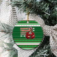 Harriet Tubman Christmas Ceramic Ornament Pattern African American