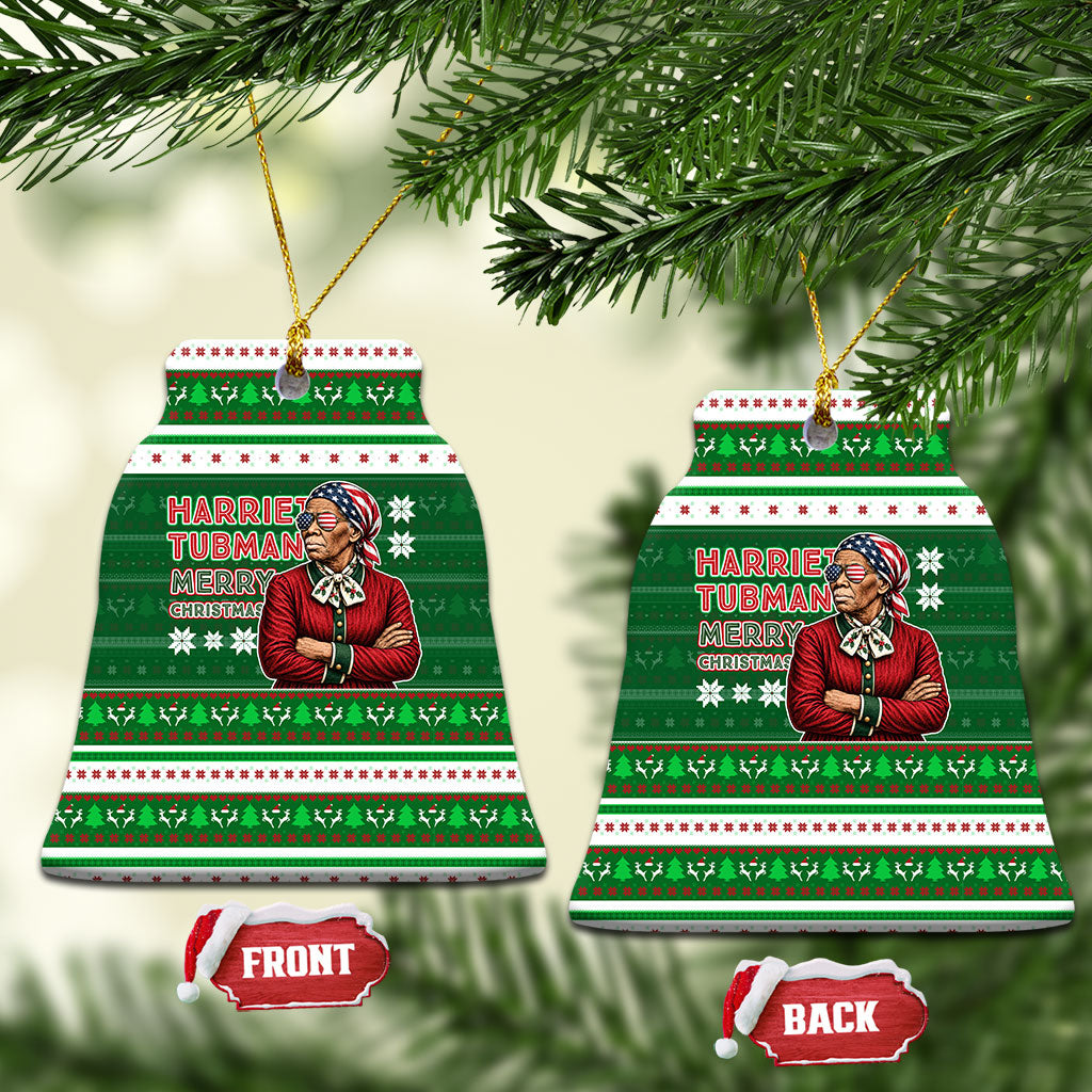 Harriet Tubman Christmas Ceramic Ornament Pattern African American