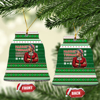 Harriet Tubman Christmas Ceramic Ornament Pattern African American