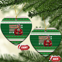 Harriet Tubman Christmas Ceramic Ornament Pattern African American