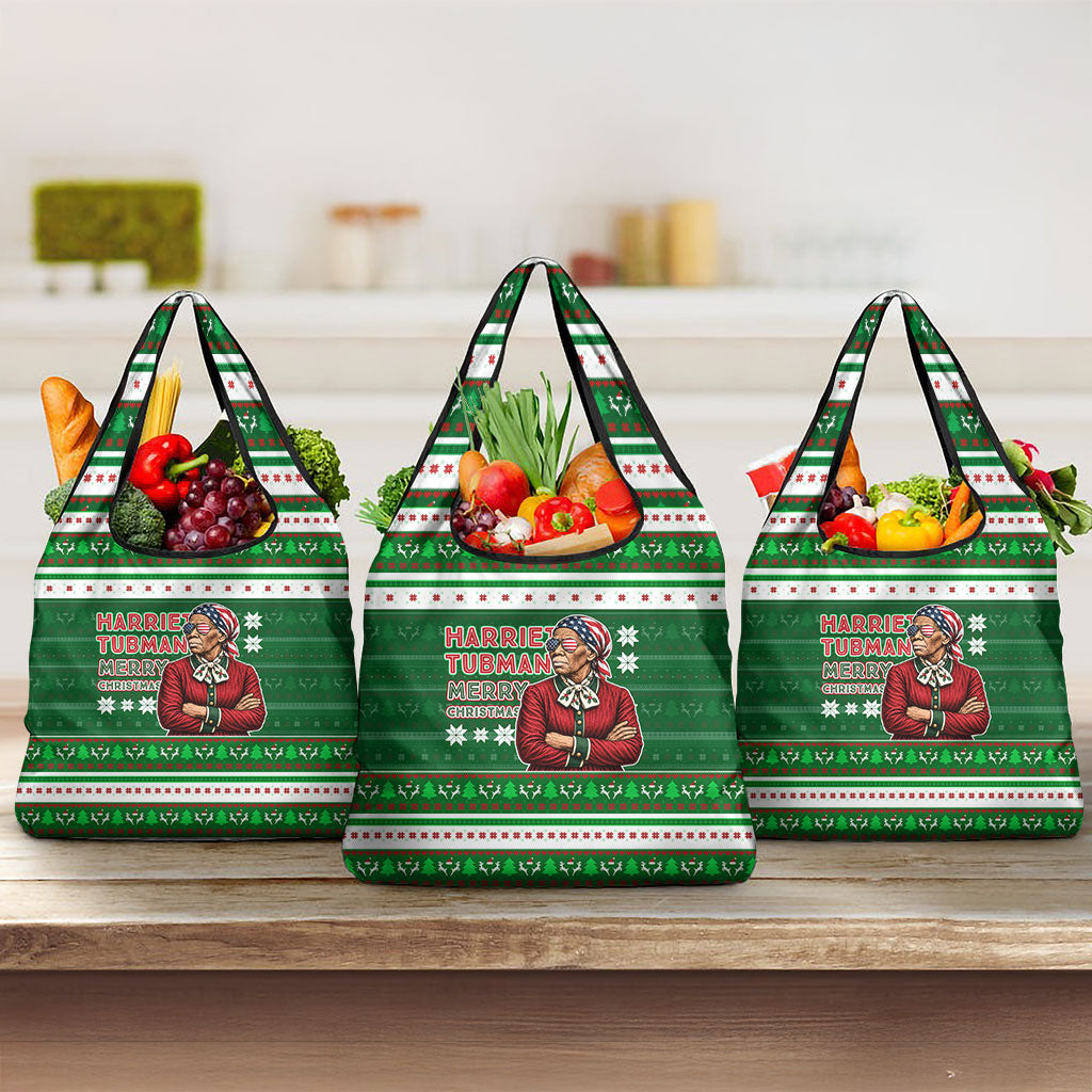 Harriet Tubman Christmas Grocery Bag Pattern African American