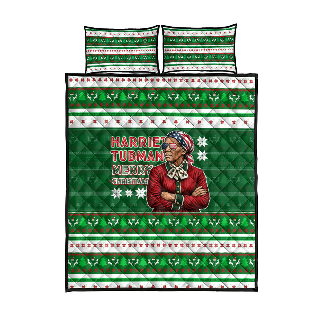Harriet Tubman Christmas Quilt Bed Set Pattern African American
