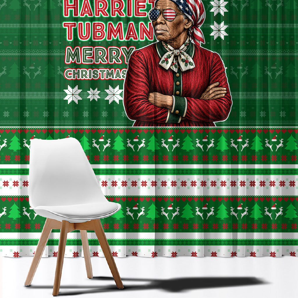Harriet Tubman Christmas Window Curtain Pattern African American