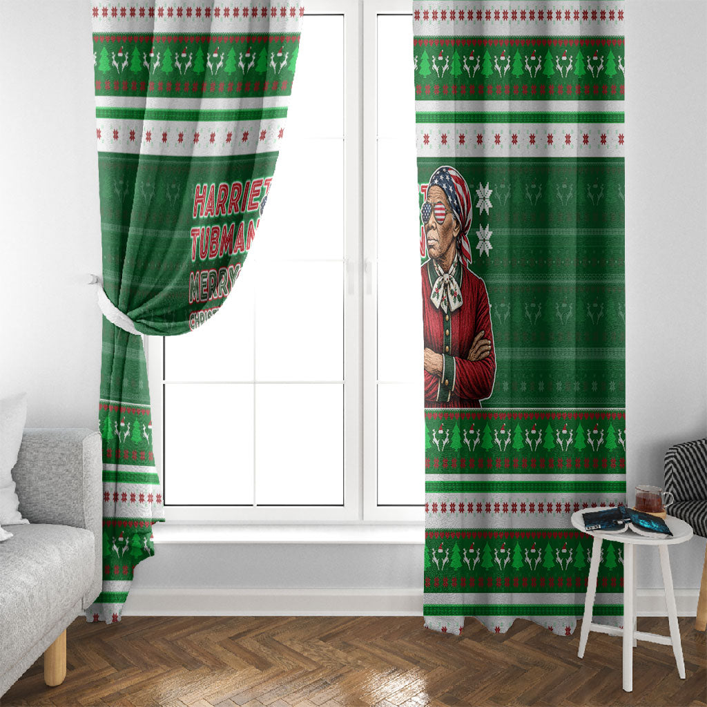 Harriet Tubman Christmas Window Curtain Pattern African American