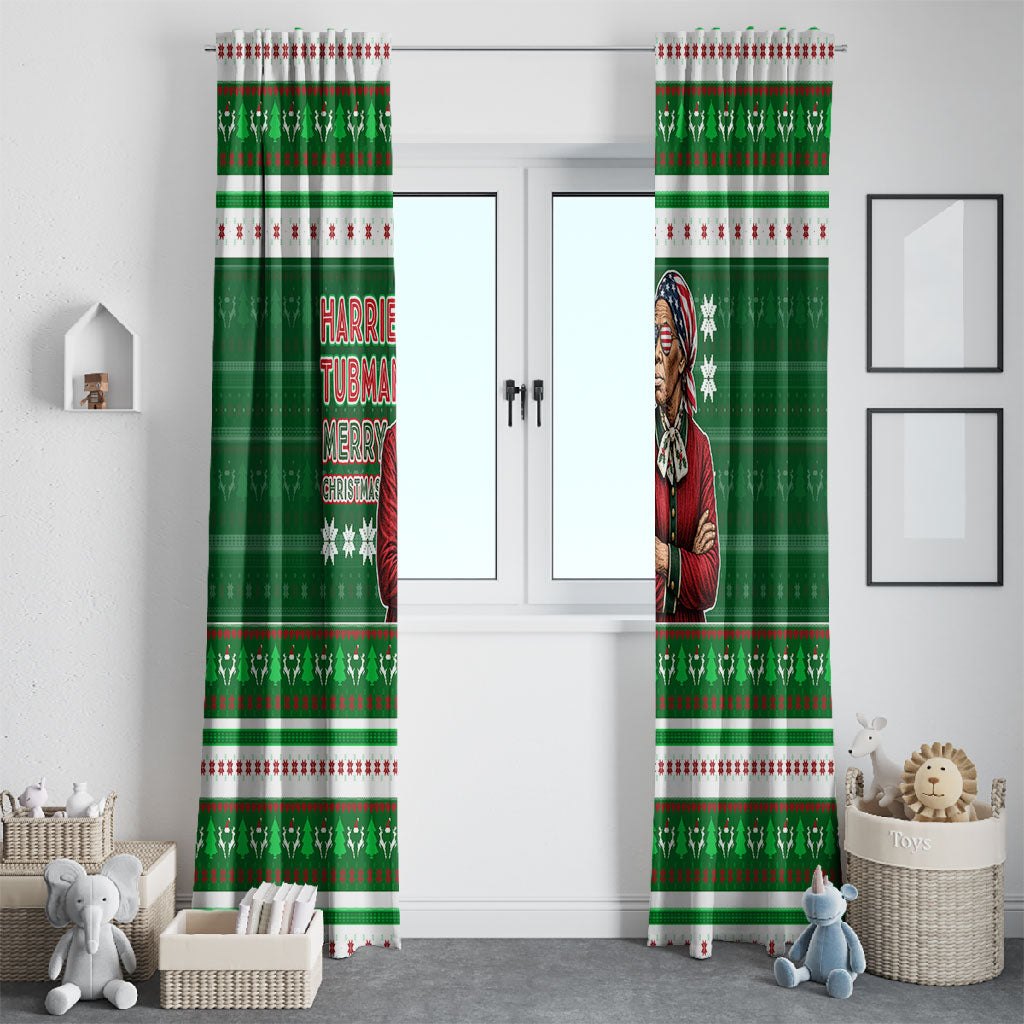 Harriet Tubman Christmas Window Curtain Pattern African American