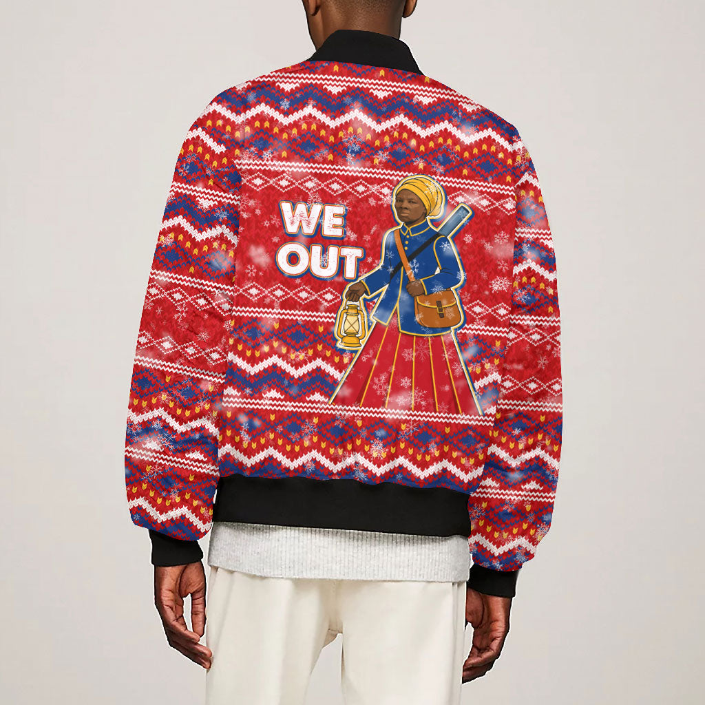 Harriet Tubman Christmas Bomber Jacket Pattern We Out African American
