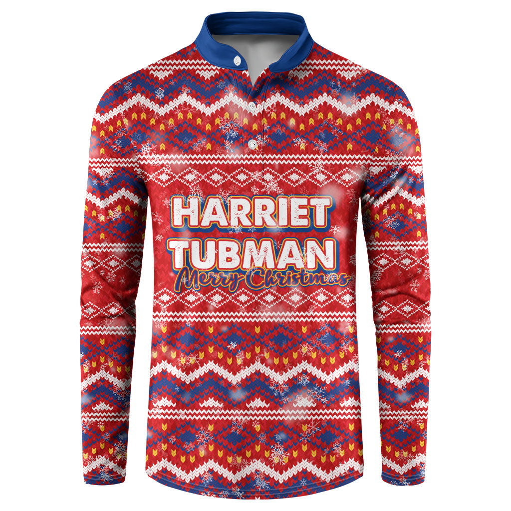 Harriet Tubman Christmas Button Sweatshirt Pattern We Out African American
