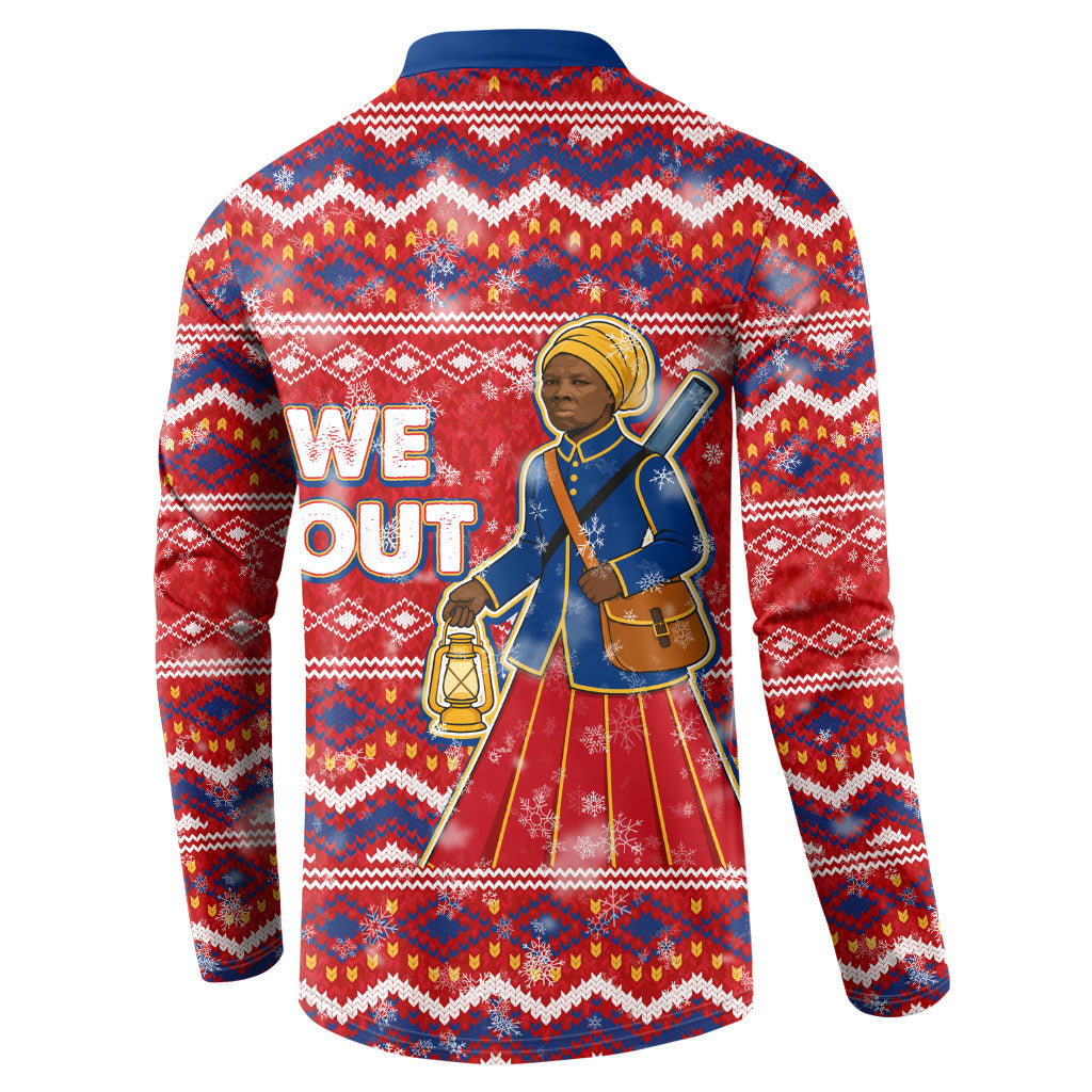 Harriet Tubman Christmas Button Sweatshirt Pattern We Out African American