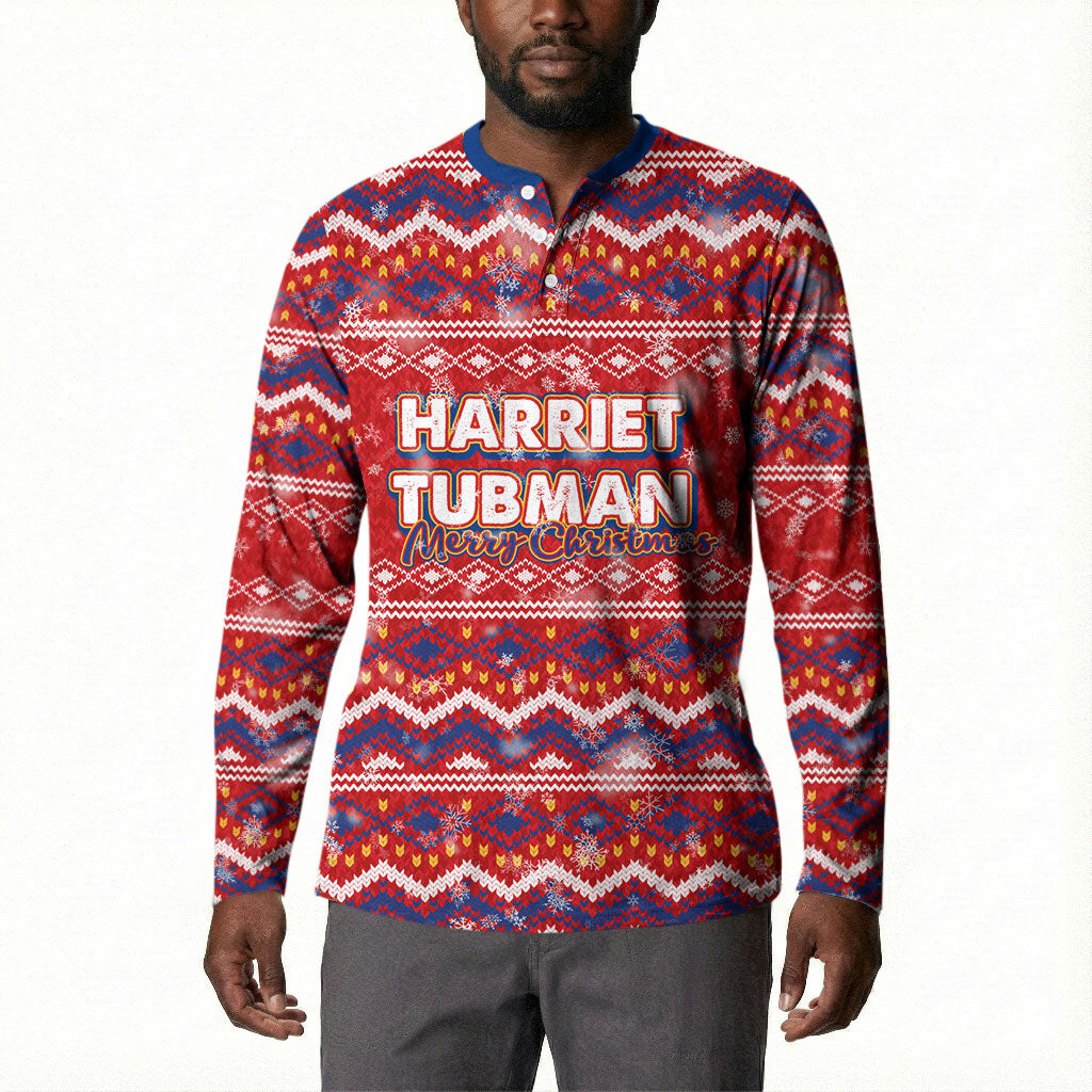 Harriet Tubman Christmas Button Sweatshirt Pattern We Out African American