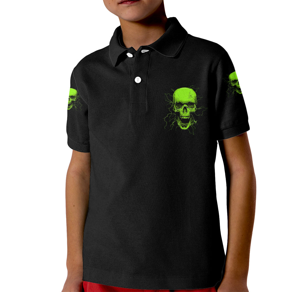 I'm A Nice Person Skull Kid Polo Shirt - Wonder Print Shop